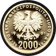 Polska, PRL, 2000 złotych 1981, Władysław I Herman