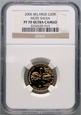 Białoruś, 50 rubli 2006, Łabędzie, NGC PF70 Ultra Cameo