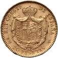 Hiszpania, Alfons XIII Burbon, 20 peset 1899