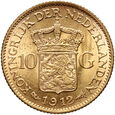 Holandia, Wilhelmina, 10 guldenów 1912