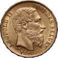 Belgia, Leopold II, 20 franków 1874