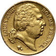 Francja, Ludwik XVIII, 20 franków 1818 A