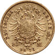 Niemcy, Badenia, Fryderyk I, 20 marek 1873 G