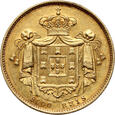 Portugalia, Piotr V, 5000 reis 1861