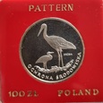 100zł 1982r - Bociany - Próba 