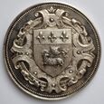 Francja medal Ville de Rouen Ag 900 Waga 83,0 g (505)