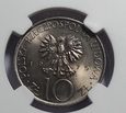 NGC MS 66- 10zł 1975r - Adam Mickiewicz