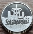 100 000zł 1990r Solidarność - Mała (gruba)