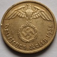 III Rzesza - 10 reichsfening 1938r A