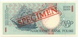 Miasta Polskie, 1 zł 1990 - WZÓR/SPECIMEN A 0000000 - No.0719 stan 1