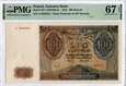100 złotych 1941 - A 0496335 - PMG 67 EPQ MAX NOTA