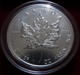Kanada - Liść klonu 2011 - 1 oz Ag 999   st.1   