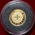 Vanuatu - Historia złota  - 50 vatu 1998 - 1,24 g Au 999    st. 1   