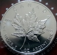 Kanada - Liść klonu 2009 - 1 oz Ag 999   st.1   