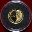 Wybrzeże Kości Słoniowej -Chopin-1500 franków 2007-1 g Au 999 st.1
