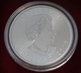 5$ Kanadyjski Liść Klonowy 1 uncja Srebra 2018 (Incuse)