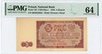 5 złotych 1948 seria BD - PMG 64 - TRAKTOREK
