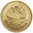 ROSJA - 10 rubli 1904 - złoto 900, waga 8,57 gram