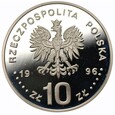 10 złotych 1996 - Zygmunt II August Półpostać