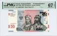 20 złotych 2015 - 1050 rocznica Chrztu Polski PMG 67 EPQ 