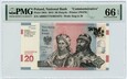 20 złotych 2015 - 1050 rocznica Chrztu Polski PMG 66 EPQ 