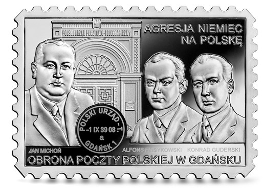 20 złotych 2021 - Obrona Poczty Polskiej w Gdańsku