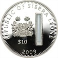 SIERRA LEONE - 10 dolarów 2009 - Betlejem