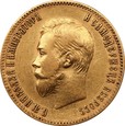 ROSJA: 10 rubli 1902 - złoto, Au 900, 8,58 g. - Mikołaj II