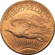 USA: 20 dolarów 1924 -  Au 900, 33,43 g. - Saint Gaudens -
