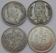 EGIPT: Zestaw 4 srebrnych monet.