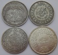 EGIPT: Zestaw 4 srebrnych monet.