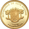 Wybrzeże Kości Słoniowej 1500 franków 2007