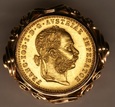 AUSTRIA: Dukat 1915 oprawiony w pierścionek