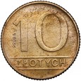 10 złotych 1989 - PRÓBA Mosiądz - Nakład 10 sztuk