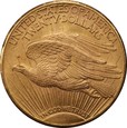 USA: 20 dolarów 1924 r.  Au 900, 33,43 g. Saint Gaudens, 