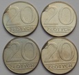 142  x 20 złotych 1990, stan 1/1-, DESTRUKT 