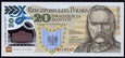20 złotych 2014 - Józef Piłsudski - banknot polimerowy