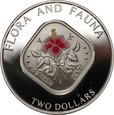 BAHAMY: 2 dolary 1995 - Flora i Fauna - Uncja czystego srebra