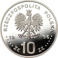 10 złotych 1996 - 200-lecie powstania Mazurka Dąbrowskiego