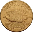 USA: 20 dolarów 1909 r.  Au 900, 33,41 g. Saint Gaudens