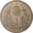 AUSTRIA - 1 korona 1899 - Ag 835, 4,88 g.