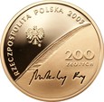 200 złotych 2005 -  500 rocznica urodzin Mikołaja Reja
