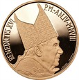 WATYKAN: 50 euro 2008 Benedykt XVI - 15 gram Au 917 - złoto