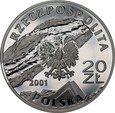 20 złotych 2001 - Kopalnia soli w Wieliczce
