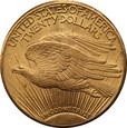 USA: 20 dolarów 1927 r.  Au 900, 33,43 g. Saint Gaudens, 