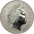 AUSTRALIA: 1 dolar 2000 - Kangur - Uncja czystego srebra