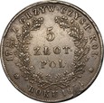 Powstanie Listopadowe - 5 złotych 1831 - srebro, 15,48 g.