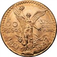 MEKSYK - 50 pesos 1947 - Au 900, 41,67 gram