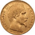 FRANCJA: 20 franków 1865,  Au 900, 6,44 g, 