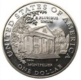 USA - 1 dolar 1999 - Dolley Madison -  Ag 900, 26,73 gram